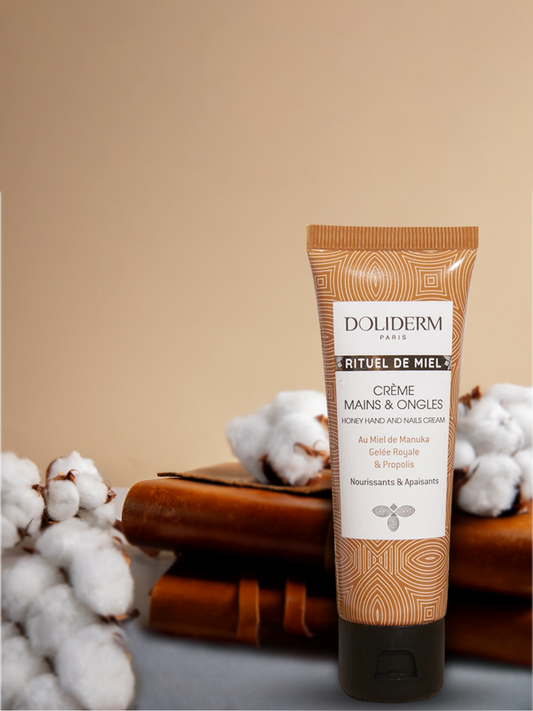 Kem dưỡng da tay và móng Sữa Ong Chúa Doliderm Rituel de Miel - Pháp